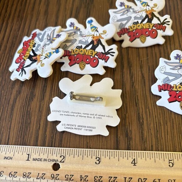 20 Mil-Looney-Um Bugs Bunny Daffy Duck Looney Tunes Pins 1999 Warner Brothers - Picture 4 of 4